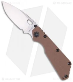 Strider SMF Knife Coyote Brown G-10 (3.9" Stonewash)