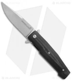 Viper Knives Keeper Folding Knife W/ Black Micarta (3.75" Stonewash) V5880CN