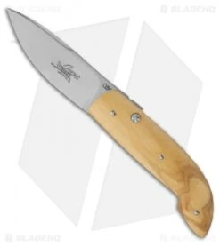 Viper Knives Gent Folding Knife W/ Olive Wood (2.63" Satin Plain) V5760UL