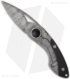Viper Knives Slim Gentleman's Knife Ebony Wood (2" Damascus) VA5353EB