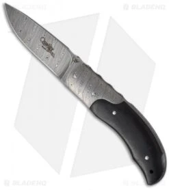 Viper Knives Quality Damascus Folding Knife W/ Ebony VA5550 EB