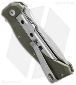 Viper Knives Ten Frame Lock Knife Green G-10 (3.5" Satin) V5922GGR -Blade Vault viper v5922ggr side cm